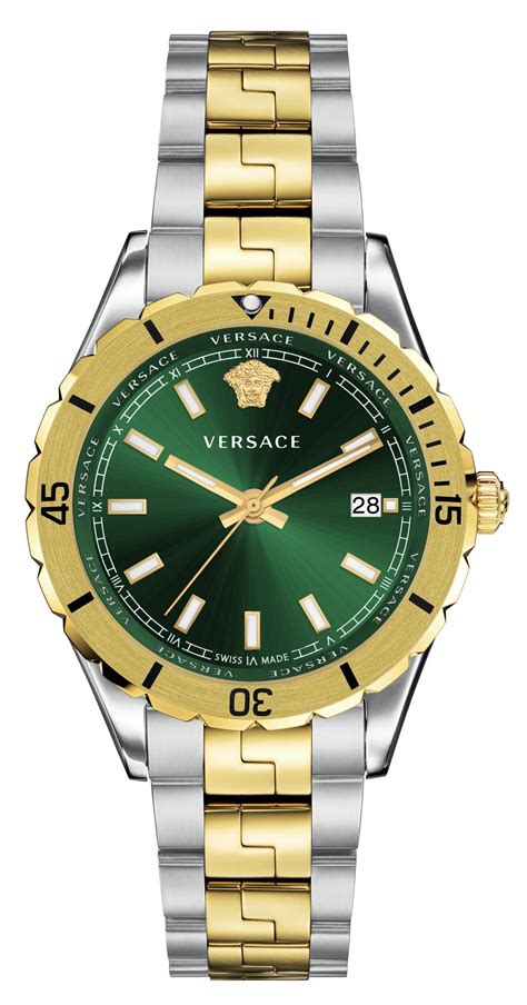 versace hellenyium watch green|versace blue dial watch.